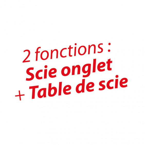 Combiné scie à onglet / scie sur table 1800W 254mm KORMAN