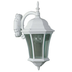 Applique Extérieure Descendante 100W E27 Fonte Blanche ADELA