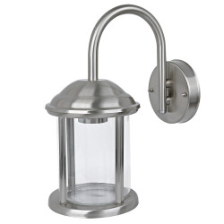 Applique Extérieure Cylindre 60W E27 Inox LODENA