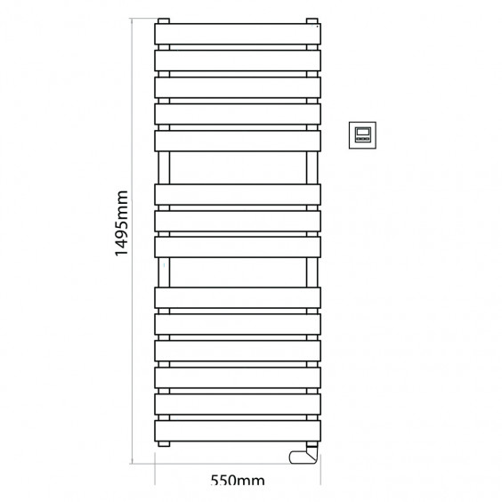 Sèche serviette HF 1000W