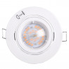 Spot encastré orientable rond blanc