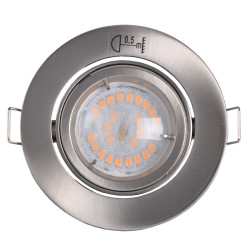 Spot encastré orientable rond alu