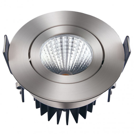 Spot à encastrer LED COB 9W orientable alu