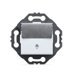 Sonnette de porte avec porte étiquette