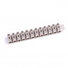 Lot de 10 barrettes de 12 connexions à vis bilatérale