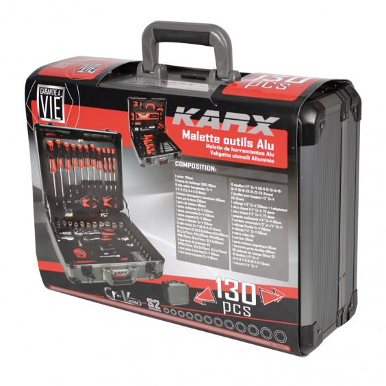 Mallette karx out alu 130pcs