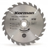 Lame carbure Ø185X20X2mm - 24 Dents