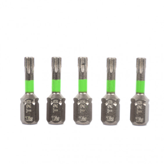 Jeu de 5 embouts T20 Torsion professional