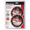 Jeu de 2 disques 150mm