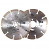 Jeu 2 lames diamant 125mm