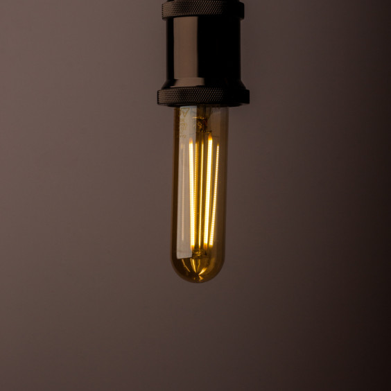 Ampoules LED Tube à filaments E27 2W blanc chaud - Verre transparent - variable