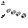 Kit 5 raccords rapides 19mm plastique