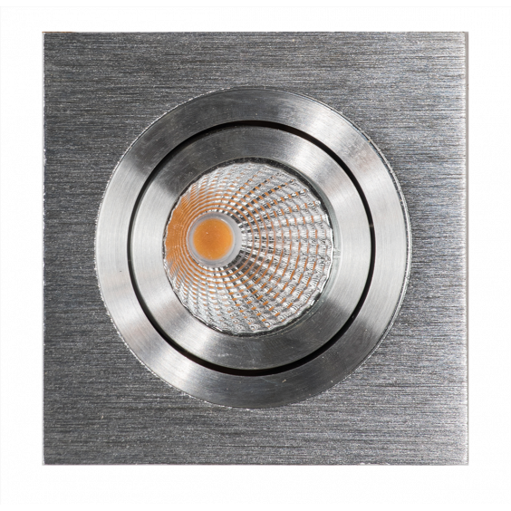 Spot à encastrer LED COB 9W orientable alu