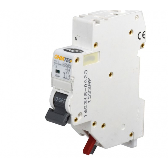 Disjoncteur 1P+N 4.5KA - 2A