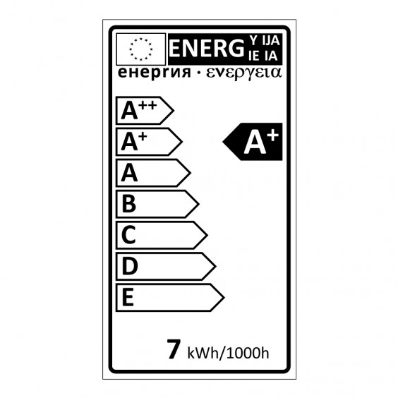 Ampoule LED GU10 7W blanc chaud - variable