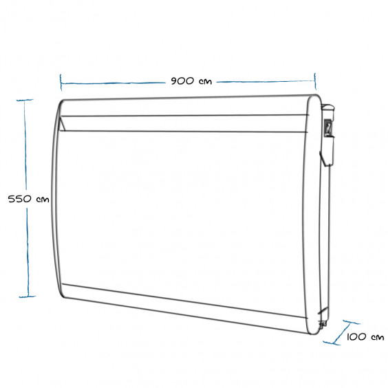 Radiateur à inertie  fonte 2000W NF