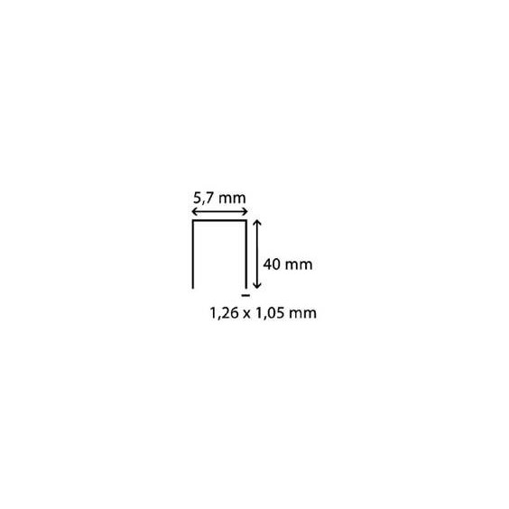 Boîte de 1000 agrafes 40mm