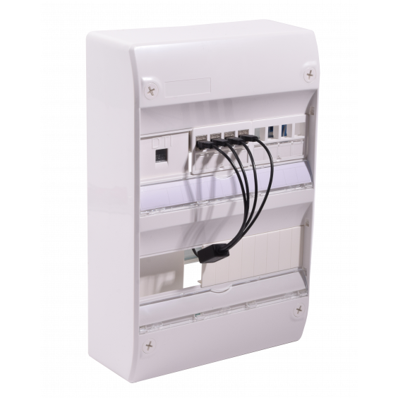 Coffret de communication grade 2 TV et fibre optique