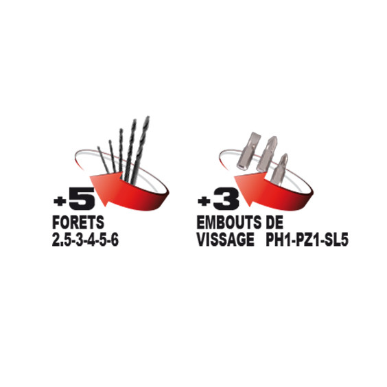 Perceuse sans fil 14,4V 1,5Ah Li-ion