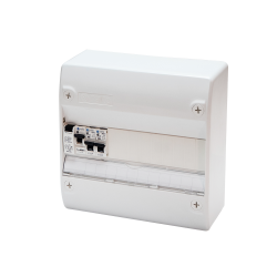 Tableau &Eacute;lectrique Pr&eacute; C&acirc;bl&eacute; 1 rang&eacute;e id&eacute;al Extension 1ID + 2 Disjoncteurs NF NALTO