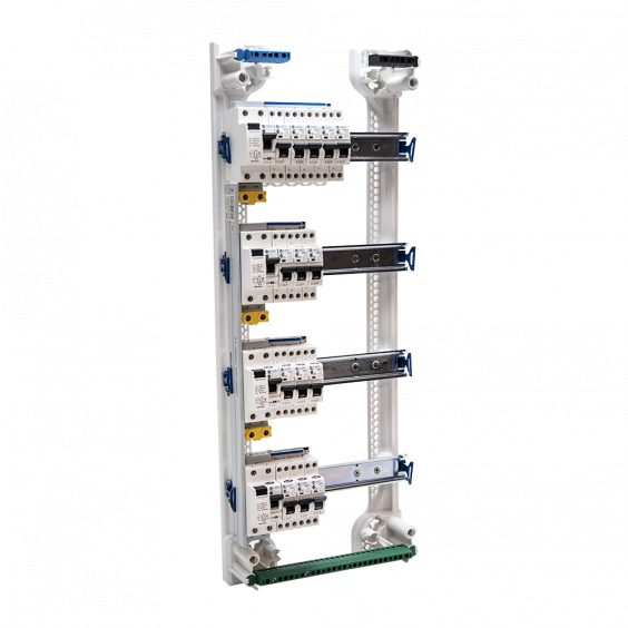 TABLEAU PRE-CABLE 4RANGEES 14DISJ + 4 ID NF T4