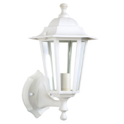 Applique Montante Extérieur E27  max 60W blanc - ELINA