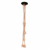 Suspension Corde en Lin 4 Lampes 60W E27 120cm CREALYS