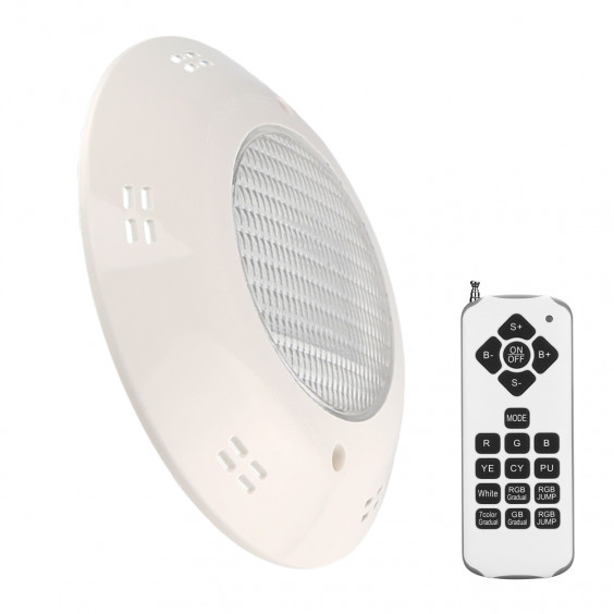 Projecteur Piscine LED 18W en saillie IP68 + Télécommande CREALYS
