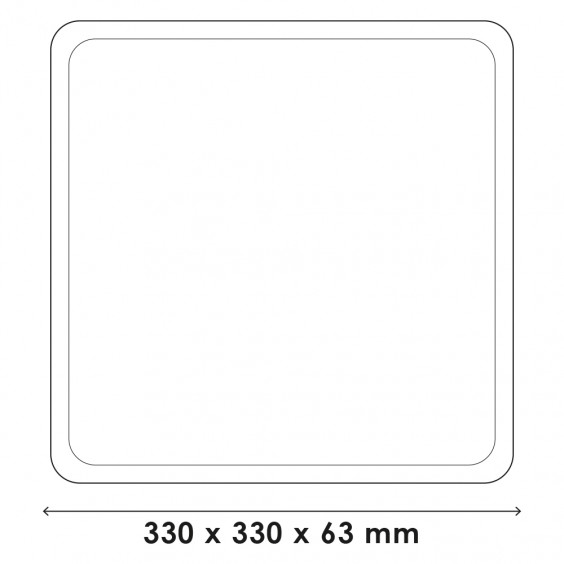 Applique LED Carrée 18W IP20 WOLTZ