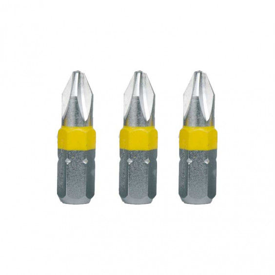 Jeu de 3 embouts PH2 25mm