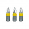 Jeu de 3 embouts PH2 25mm