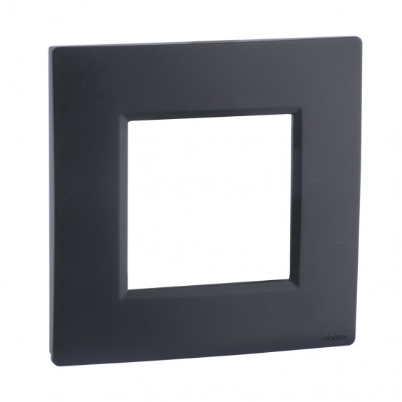 Prise Murale Encastrable 2P+T 16A Complète Anthracite NOANE