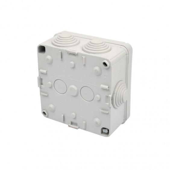 Boîte de Dérivation 7 Entrées 100x100x55mm IP55 NALTO SIRIUS 54