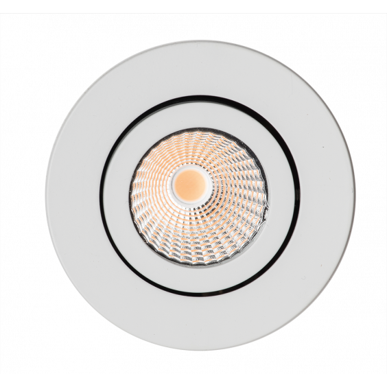 Spot à encastrer LED COB 9W orientable blanc