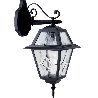 Applique Extérieure Descendante 100W E27 Fonte Noire