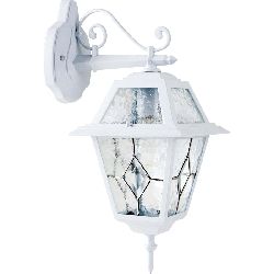 Applique Extérieure Descendante 100W E27 Fonte Blanche