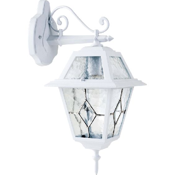 Applique Extérieure Descendante 100W E27 Fonte Blanche