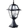 Borne Lumineuse Extérieure 100W E27 Fonte Noire