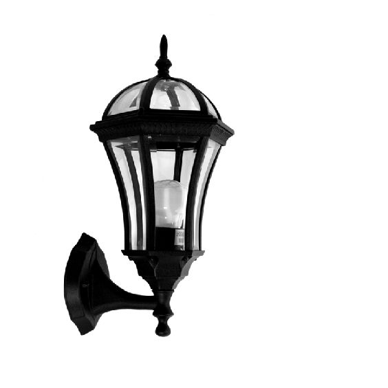 Applique Extérieure Montante 100W E27 Fonte Noire