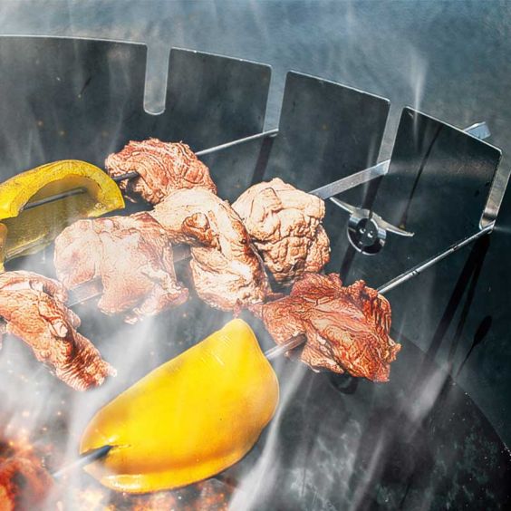 Support et Pics Brochettes pour Bidon Barbecue