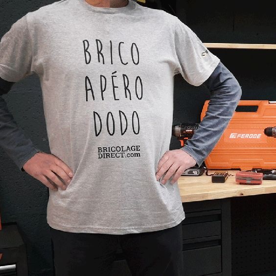 Tee-Shirt Brico Apéro Dodo - Taille XL