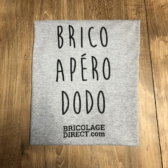 Tee-Shirt Brico Apéro Dodo - Taille XL