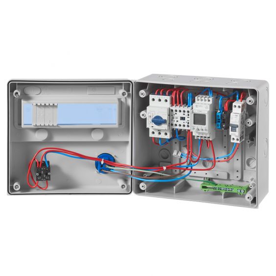 Coffret Electrique Piscine Filtration - Horloge Électronique - Protection Électrique Pompe à Chaleur - 1 Prise - NALTO