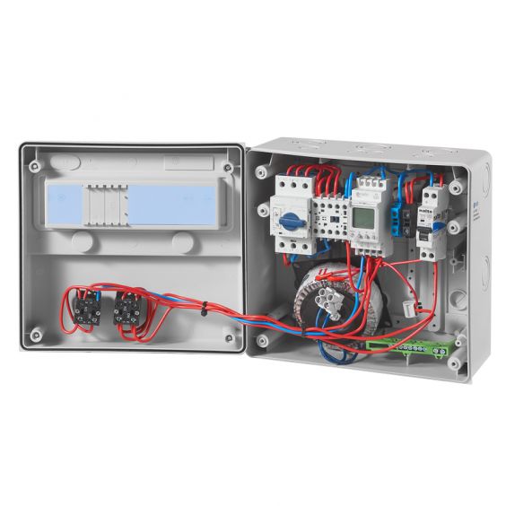 Coffret Electrique Piscine Filtration - Horloge Électronique - 1 Circuit Eclairage 100W - NALTO