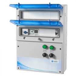 Coffret Electrique Piscine Filtration - Horloge &Eacute;lectronique - 1 Circuit Eclairage 100W - NALTO