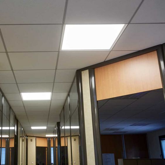Lot de 10 Dalles LED Recouvrables 600x600mm CREALYS