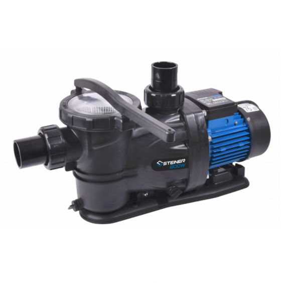 Pompe Filtration Piscine Hors Sol et Enterrée 800W 19m³/h Auto Amorçante STEINER
