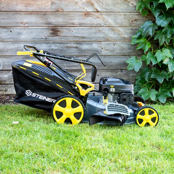Tondeuse Thermique Tractée 4 en 1 51 cm Mulching 5CV 170cm³ STEINER