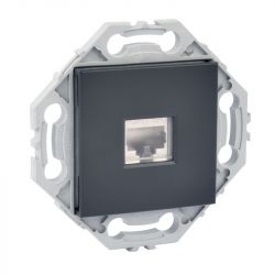 Prise RJ45 Murale Cat. 6 Simple Anthracite NOANE