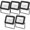 Lot de 5 Projecteurs LED Extérieur Extra Plat 100W CREALYS